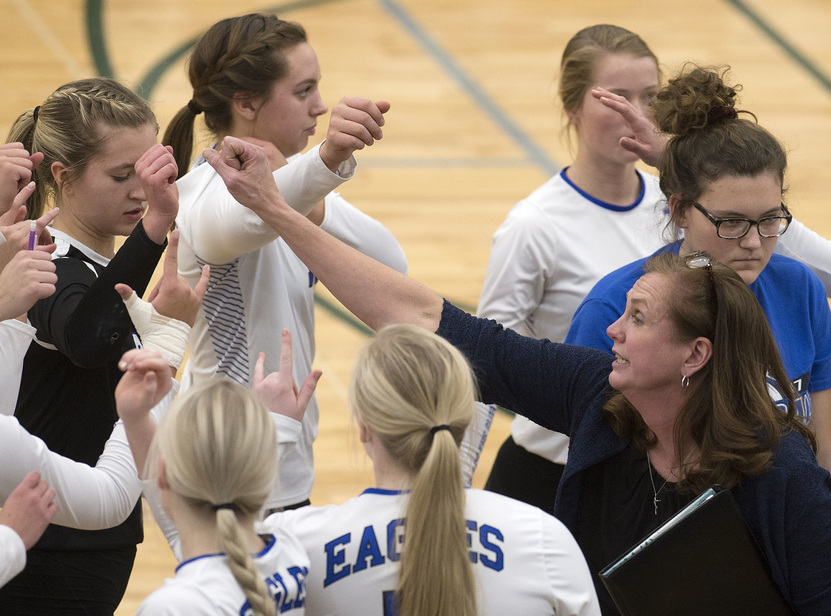 Quarterfinal Class C-2 girls state basketball- Lutheran Northeast vs. Bishop Neumann, 11.7.2019